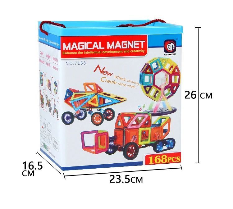Магнитный конструктор 168 деталей Magical Magnet​​​​​​​
